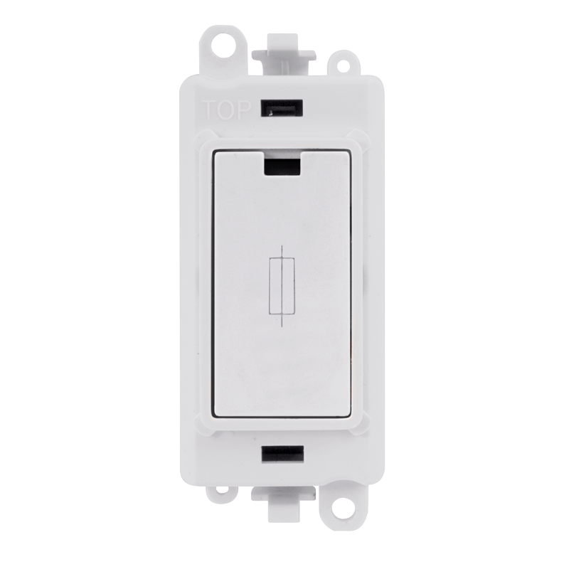 Click Gird Pro 13A Fused White Insert Module GM2047PWxx