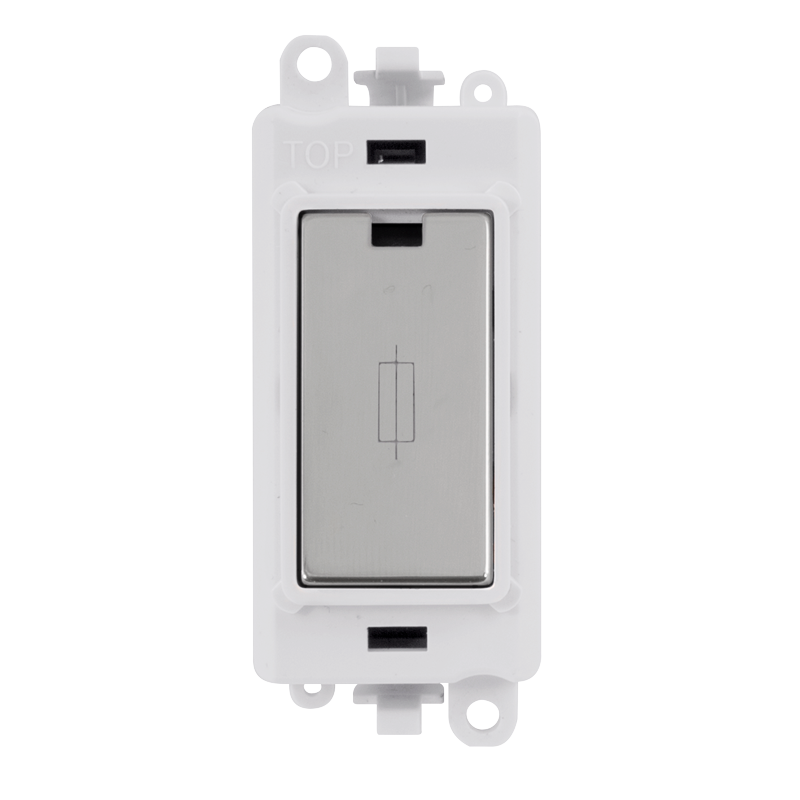 Click Gird Pro 13A Fused White Insert Module GM2047PWxx