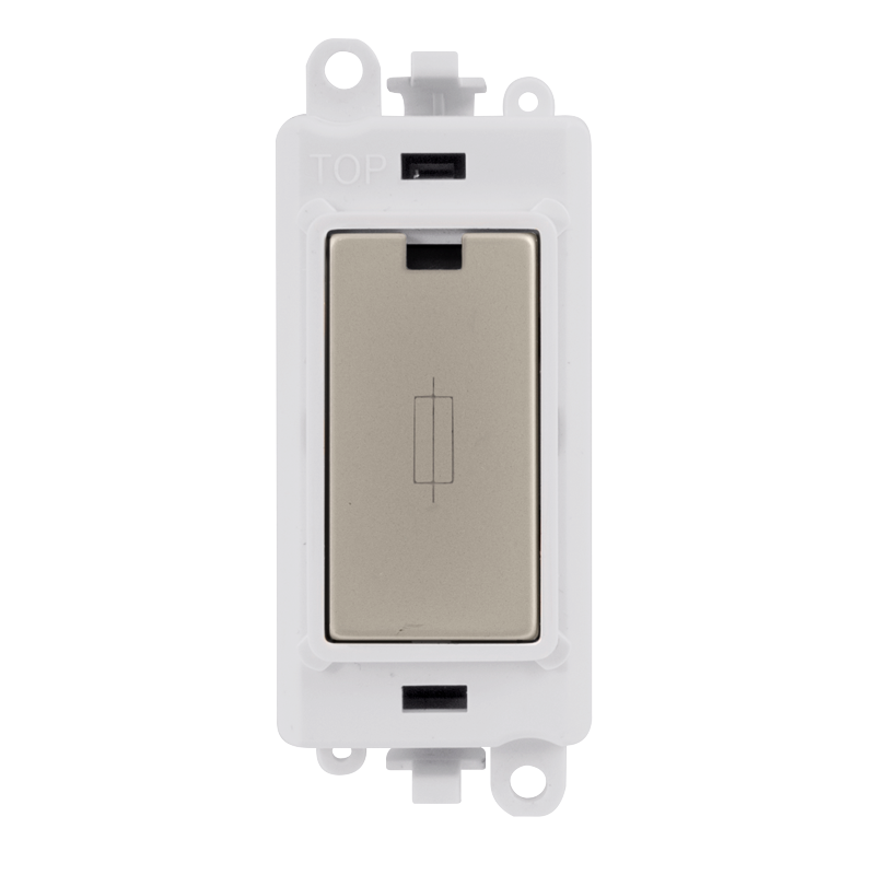Click Gird Pro 13A Fused White Insert Module GM2047PWxx