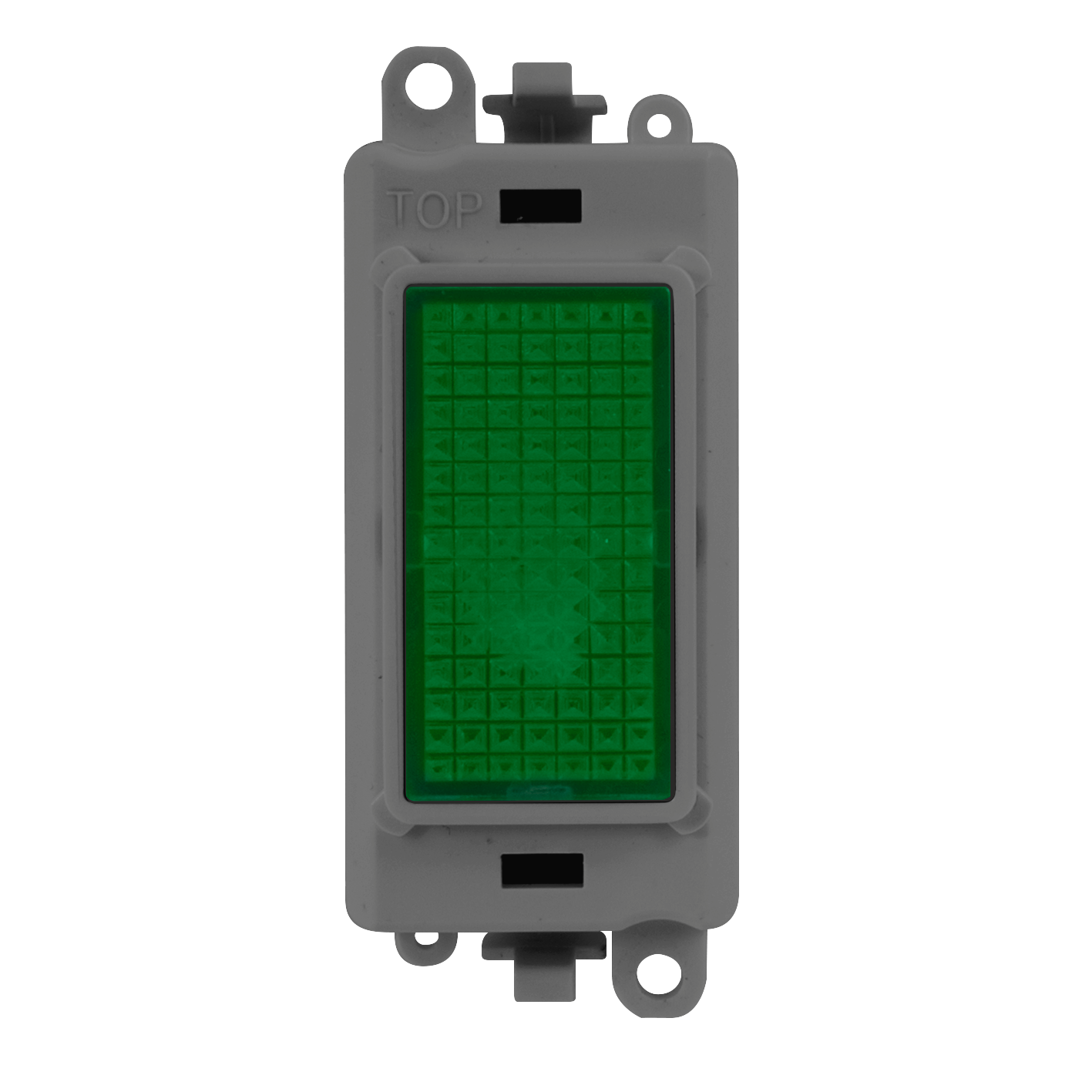Click Grid Pro 240V Green Indicator Grey Insert Module GM2082GY