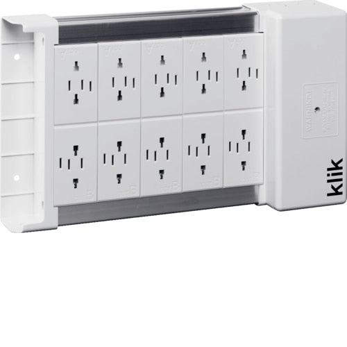 Hager Klik 10 Way Lighting Distribution Unit KLDS10