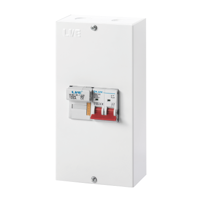 Live Electrical IP20 Metal 125A Fuse Switch Box without Lid LMFS100