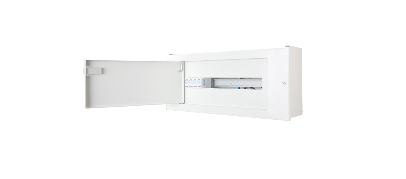 Live Electrical Metal Enclosure with 4P 20-40KA SPD for 250A TPN Boards