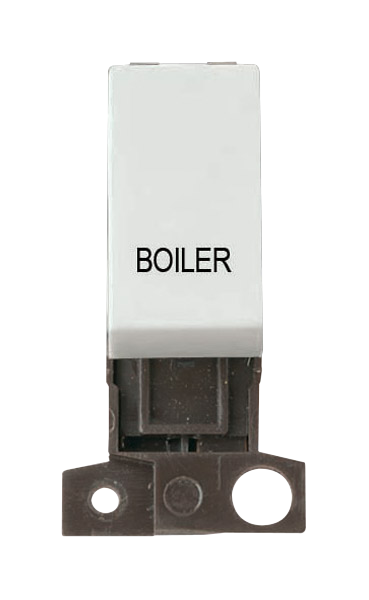 Click MiniGrid 10AX 13A DP BOILER Module Switch MD018xx-BL