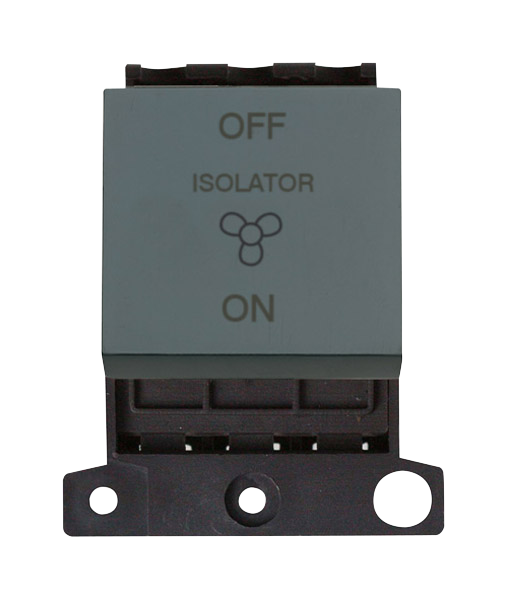 Click MiniGrid 10A 3 Pole Fan Isolation Switch (Twin Width) MD020
