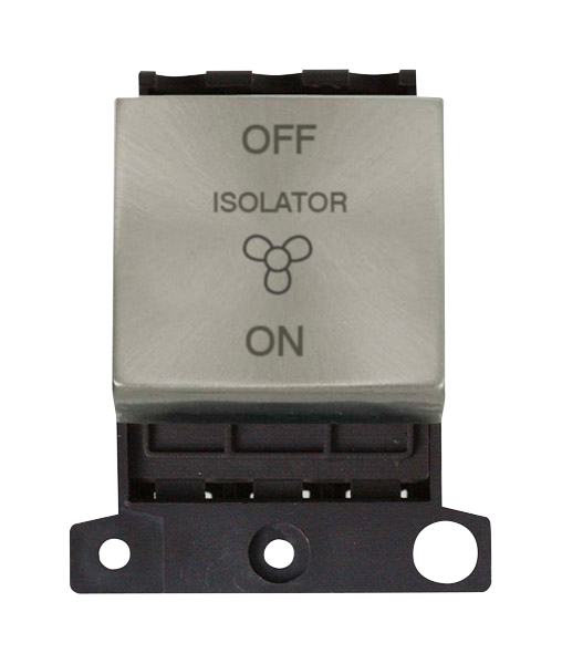 Click MiniGrid 10A 3 Pole Fan Isolation Switch (Twin Width) MD020