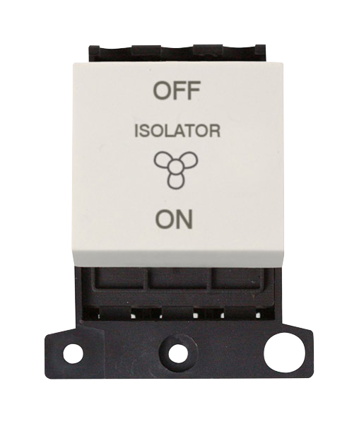 Click MiniGrid 10A 3 Pole Fan Isolation Switch (Twin Width) MD020