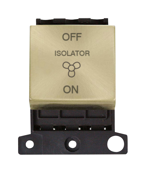 Click MiniGrid 10A 3 Pole Fan Isolation Switch (Twin Width) MD020