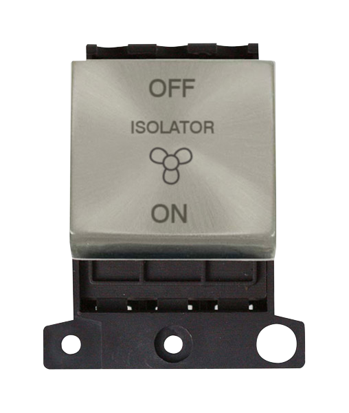 Click MiniGrid 10A 3 Pole Fan Isolation Switch (Twin Width) MD020