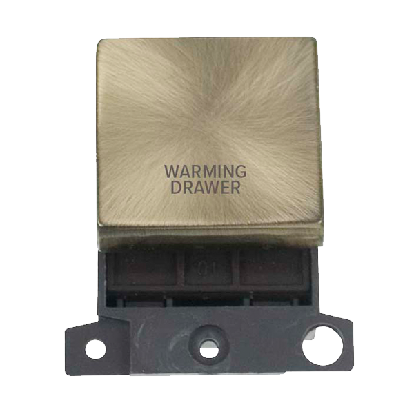 Click MiniGrid 20A DP WARMING DRAWER Switch Module (Twin Width) MD022xx-WDR