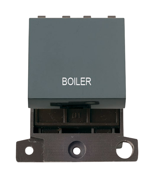 Click MiniGrid 20A DP BOILER Switch Module (Twin Width) MD022xx-BL