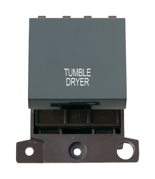 Click MiniGrid 20A DP TUMBLE DRYER Switch Module (Twin Width) MD022xx-TD