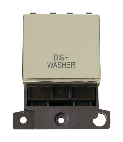 Click MiniGrid 20A DP DISHWASHER Switch Module (Twin Width) MD022xx-DW