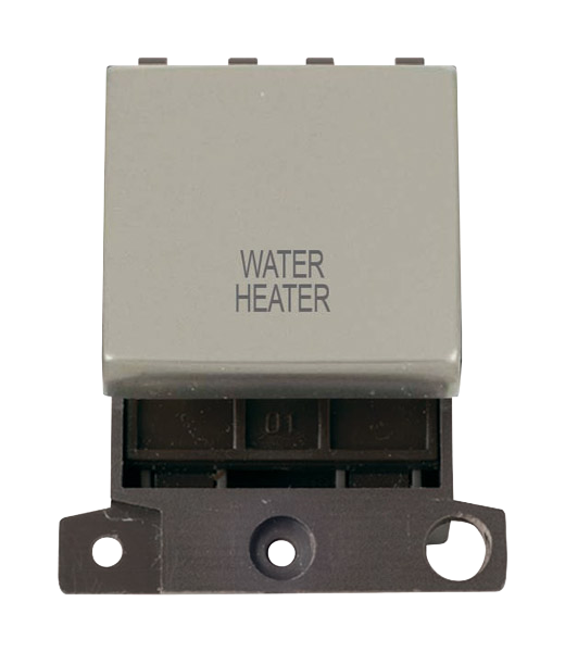 Click MiniGrid 20A DP WATER HEATER Switch Module (Twin Width) MD022xx-WH