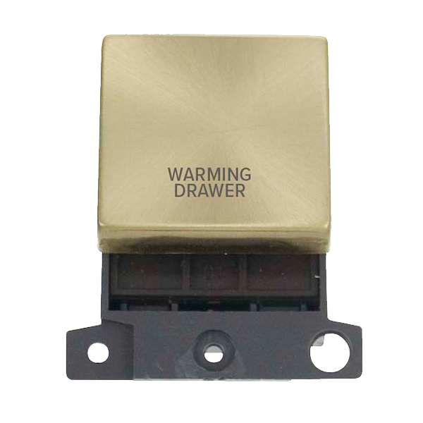 Click MiniGrid 20A DP WARMING DRAWER Switch Module (Twin Width) MD022xx-WDR