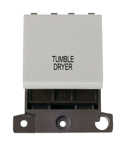 Click MiniGrid 20A DP TUMBLE DRYER Switch Module (Twin Width) MD022xx-TD