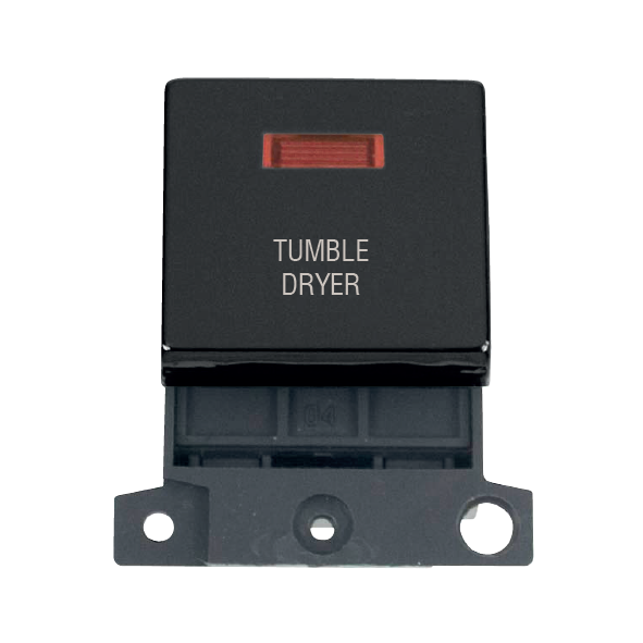 Click MiniGrid 20A DP TUMBLE DRYER Switch Module with Neon (Twin Width) MD023xx-TD