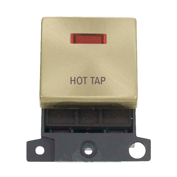 Click MiniGrid 20A DP HOT TAP Switch Module with Neon (Twin Width) MD023xx-HT