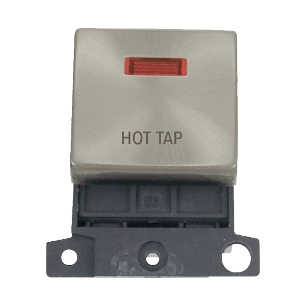 Click MiniGrid 20A DP HOT TAP Switch Module with Neon (Twin Width) MD023xx-HT