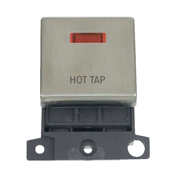 Click MiniGrid 20A DP HOT TAP Switch Module with Neon (Twin Width) MD023xx-HT