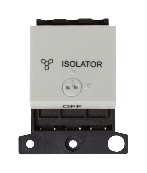 Click MiniGrid 10A 3 Pole Lockable Fan Isolation Switch (Twin Width) MD220