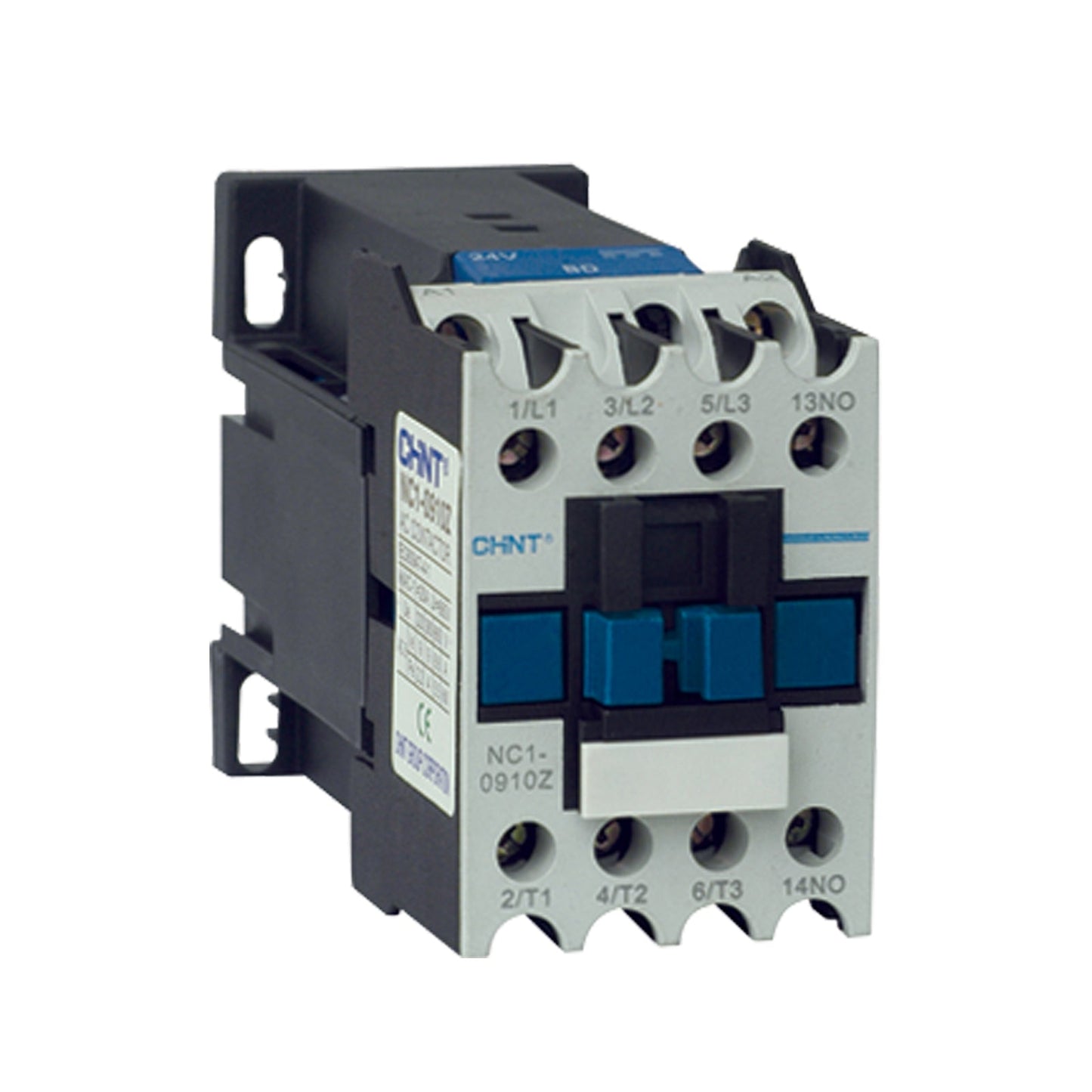 Chint NC1 Series 50A 3 Pole (DC) 48V Coil 1 x N/O & 1 x N/C Contactor NC1-5011Z-48V