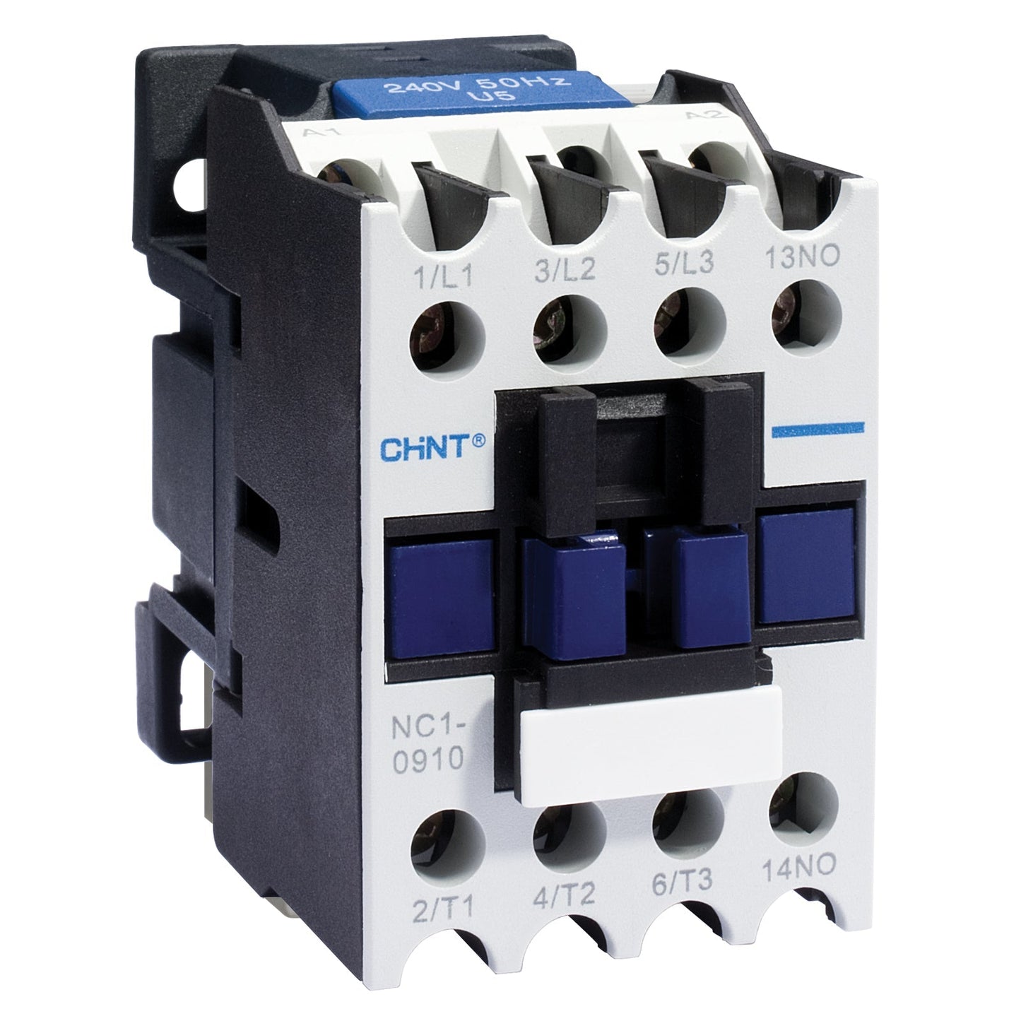 Chint NC1 Series 9A 3 Pole 240V Coil 1 x N/O Contactor NC1-0910-240V