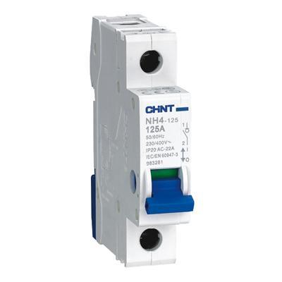 Chint NH4 Series 100A 1 Pole Isolator NH4-80108