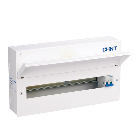 Chint 20 Way (18 Free) Metal Consumer Unit with 100A Mains Switch NX3-20MS