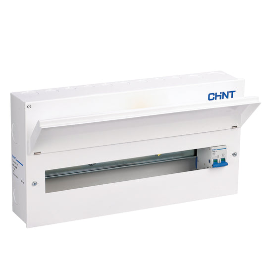 Chint 22 Way (20 Free) Metal Consumer Unit with 100A Mains Switch NX3-22MS