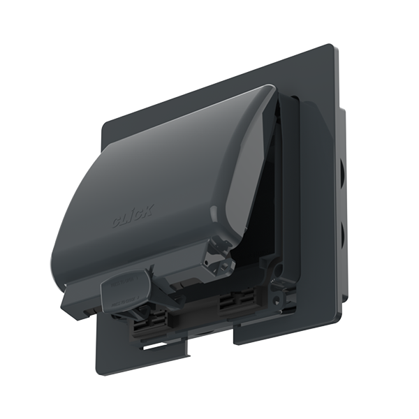 Click Essentials Aquip66 Recess Mounting Kit for 2 Gang IP66 Unit OA2RAG