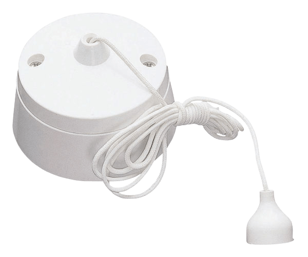 Click Essentials 10AX 2 Way Ceiling Pull Cord Switch PRC009