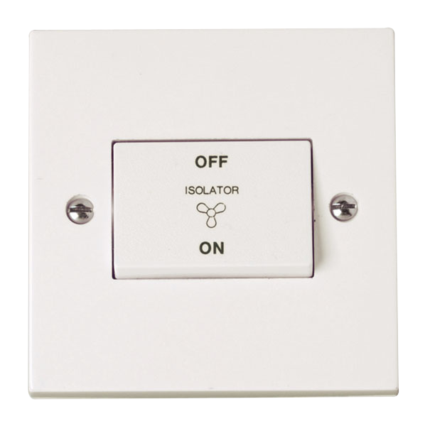 Click Polar 10A 3 Pole Fan Isolation Switch PRW020