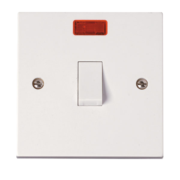 Click Polar 20A DP Switch with Neon PRW023