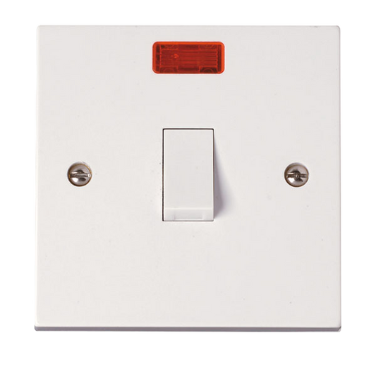 Click Polar 20A DP Switch with Neon PRW023