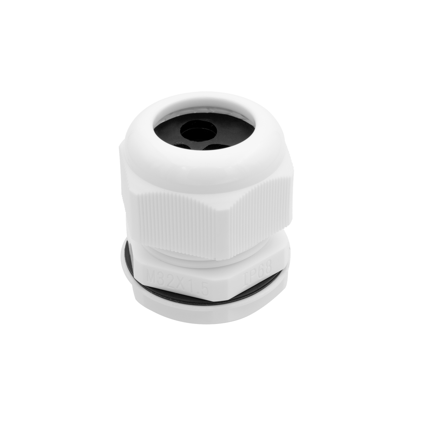 Unicrimp Q-Crimp Nylon 32mm Meter Tail Gland with Plug White QCGM32TPW
