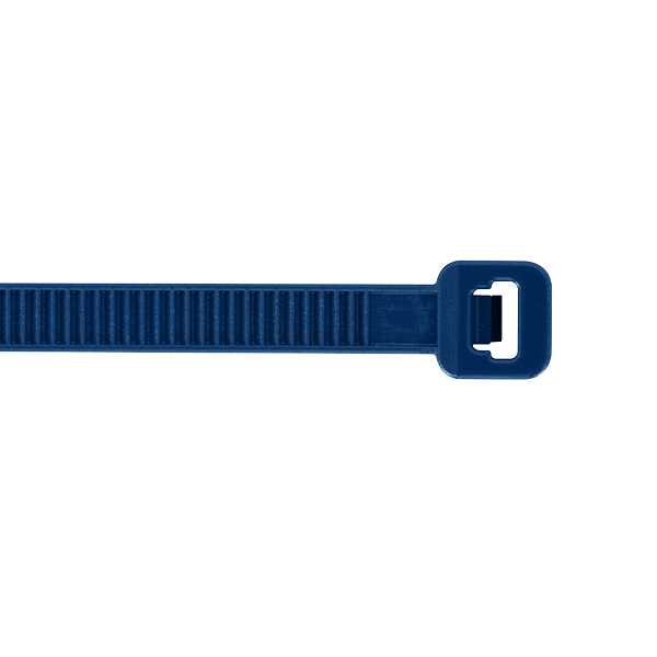 Unicrimp Q-Crimp 150mm x 3.6mm Metal Content Cable Tie Blue QMCTBL150I