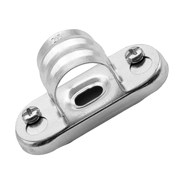 Unicrimp Q-Fire 20mm Metal Saddle Bar Spacer Galv Steel 10 Pack QSBS20
