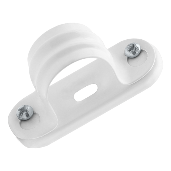 Unicrimp Q-Fire 20mm Metal Saddle Bar Spacer White 10 Pack QSBS20W