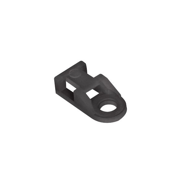 Unicrimp Q-Crimp Cable Tie Eyelet 4.3mm Dia. Fixing Black QTBE