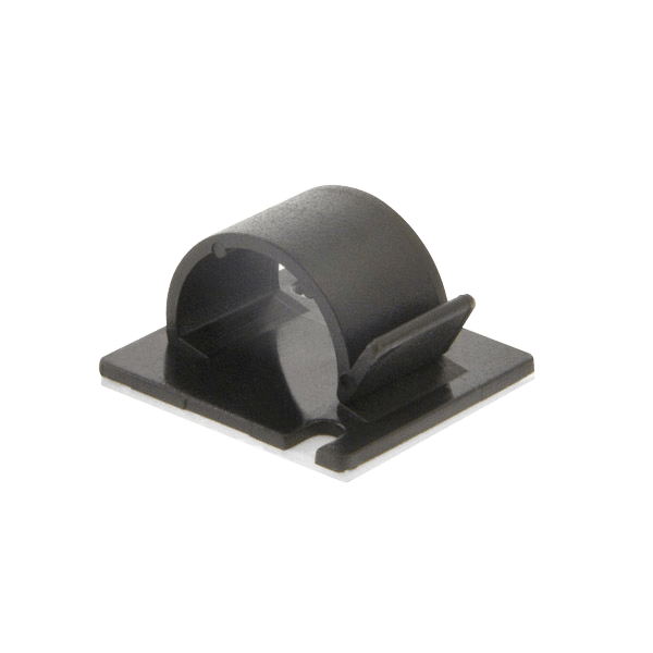 Unicrimp Q-Crimp 17mm Entry Heavy Duty Adhesive Mount Black QTMB17