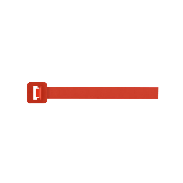 Unicrimp Q-Crimp 100mm x 2.5mm Cable Ties Red QTR100M