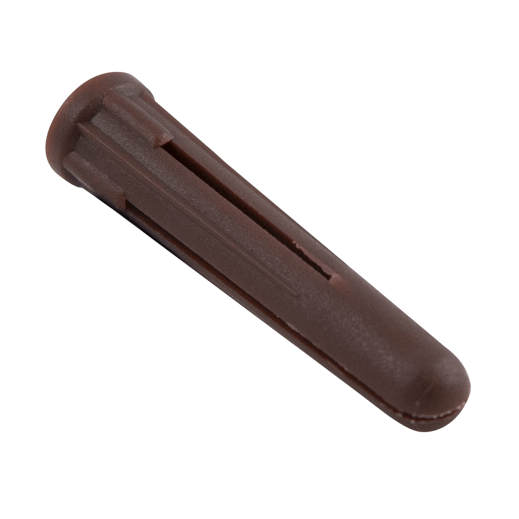 Unicrimp Q-Crimp Wall Plugs Loose Brown QWPB001