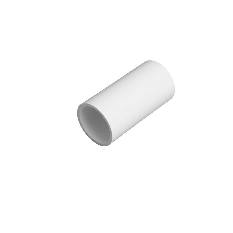 Bendex 25mm White Straight Coupler SC25WH
