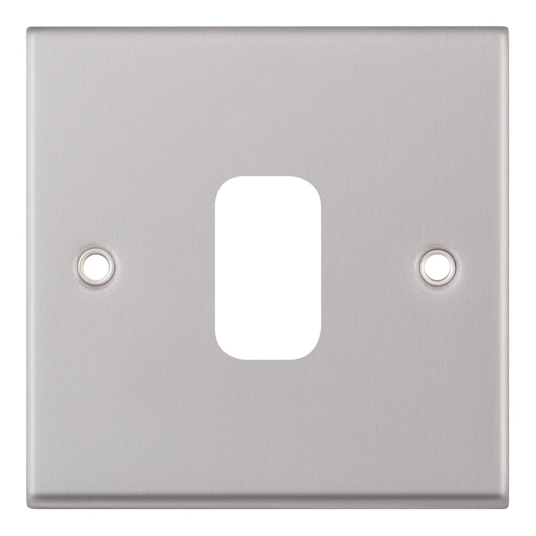 Selectric GRID360 1 Aperture Modular Plate 7M-PRO Satin Chrome SGRID360-181