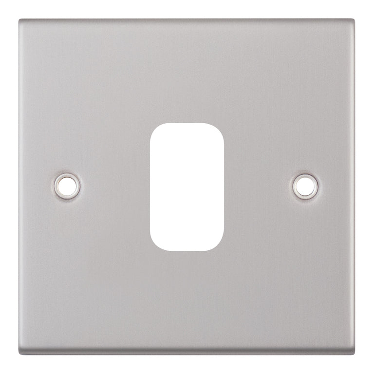 Selectric GRID360 1 Aperture Modular Plate 5M Satin Chrome SGRID360-209