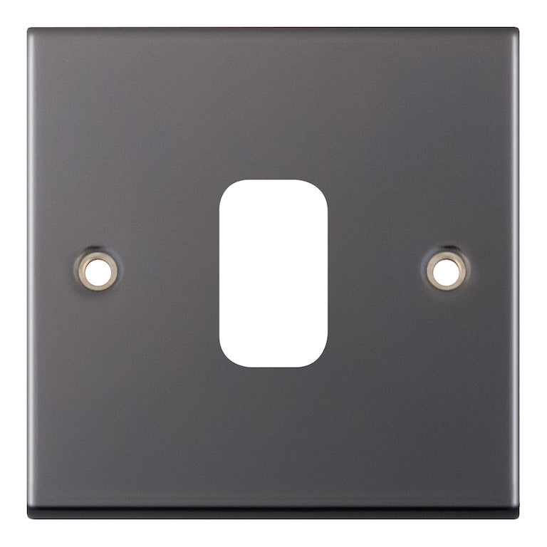 Selectric GRID360 1 Aperture Modular Plate 5M Black Nickel SGRID360-223