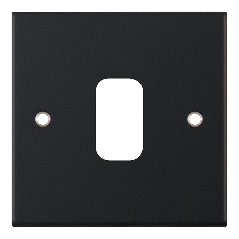 Selectric GRID360 1 Aperture Modular Plate 5M Matt Black SGRID360-244