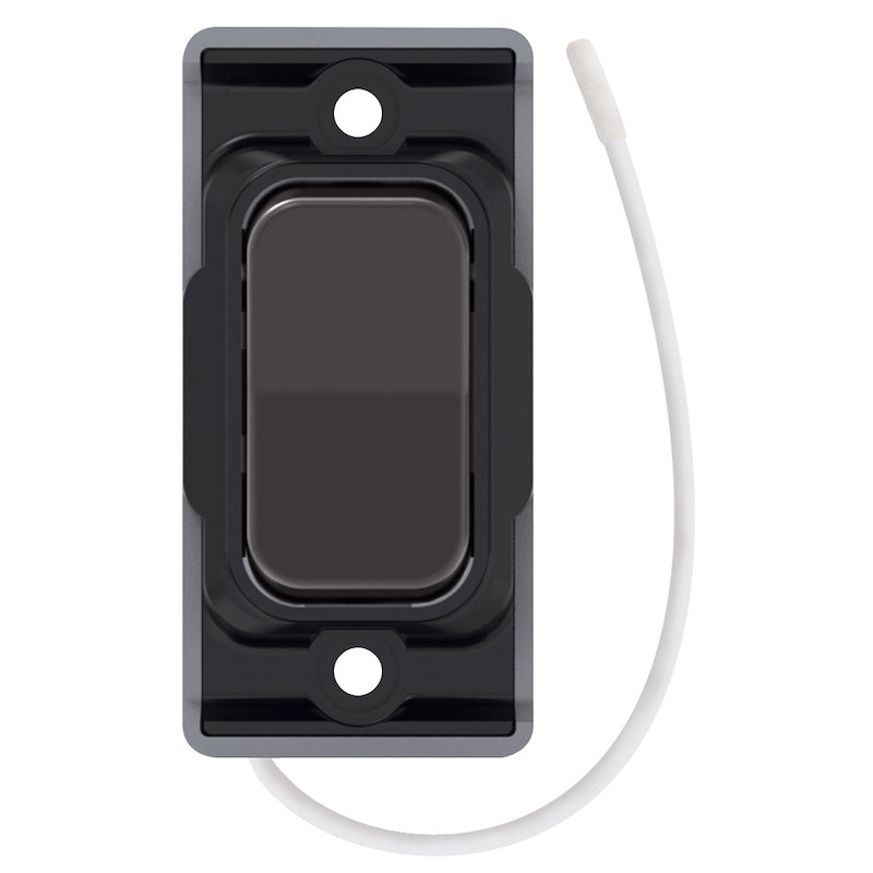 Selectric GRID360 Kinetic Retractive On/Off Switch Black Nickel with Black Insert SGRID360-495