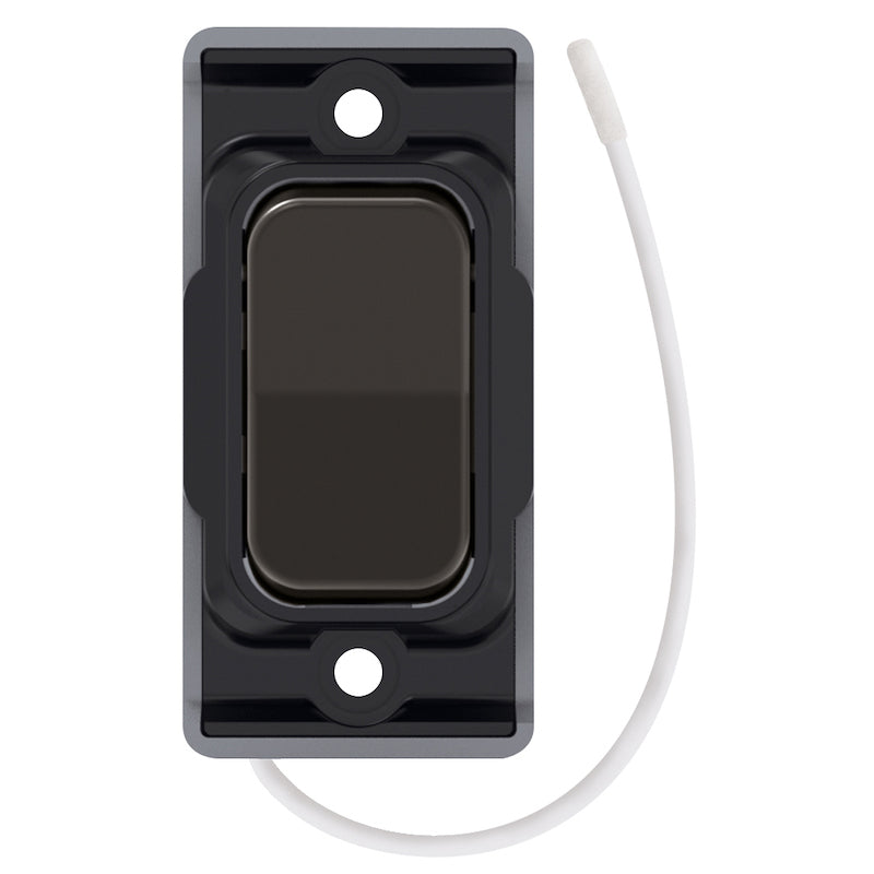 Selectric GRID360 Kinetic Retractive On/Off Switch Dark Bronze with Black Insert SGRID360-500